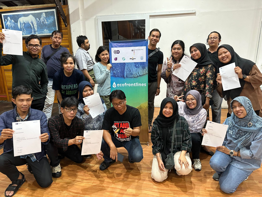 Ditaja AJI dan DW Akademi, Jurnalis se-Sumatera Ikut Pelatihan Isu Lingkungan