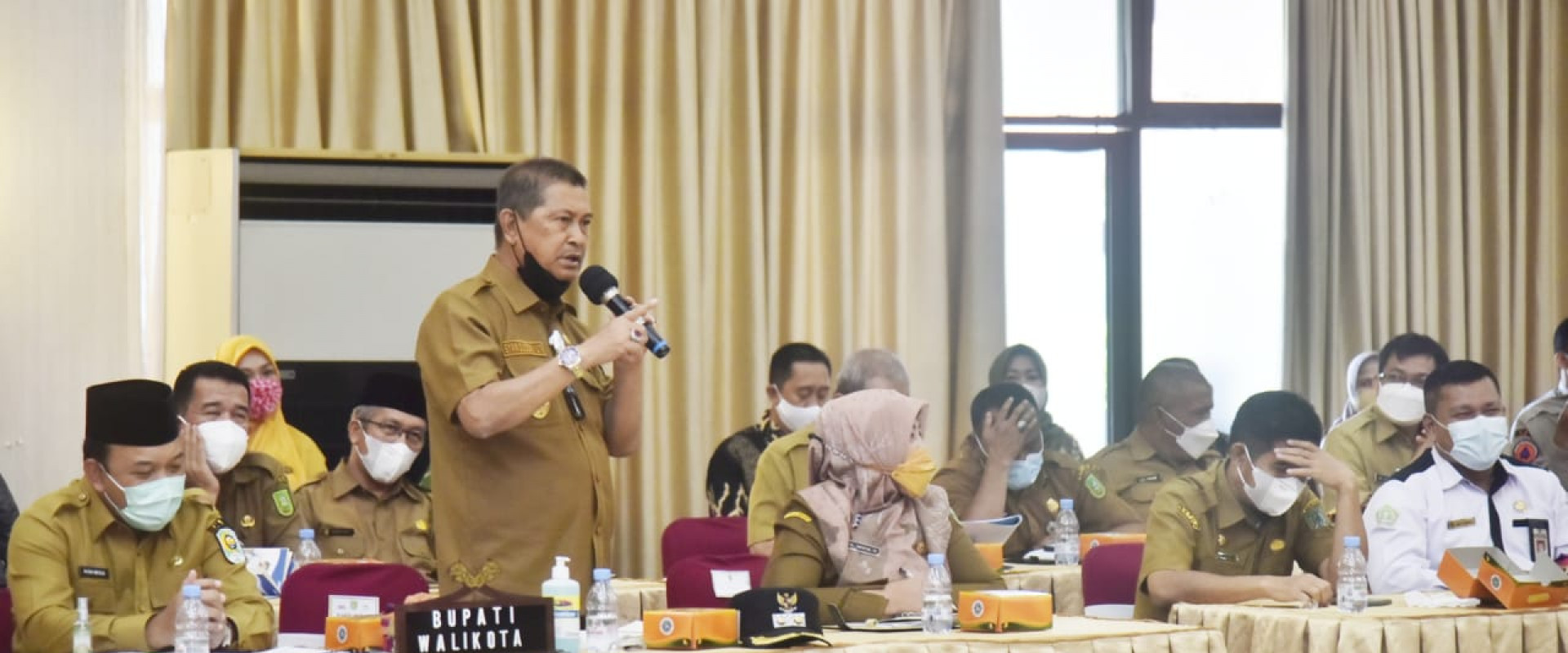 Wabup Syamsudin Uti : Inhil Sudah Terapkan Intruksi Presiden No.2 TH 2021