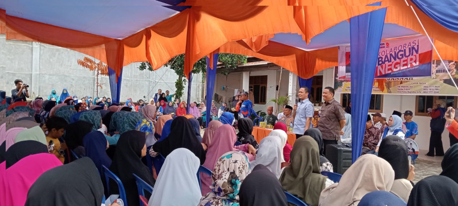 Kampanye Dialogis Perdana di Payung Sekaki, Paslon AMAn Paparkan 5 Program Unggulan