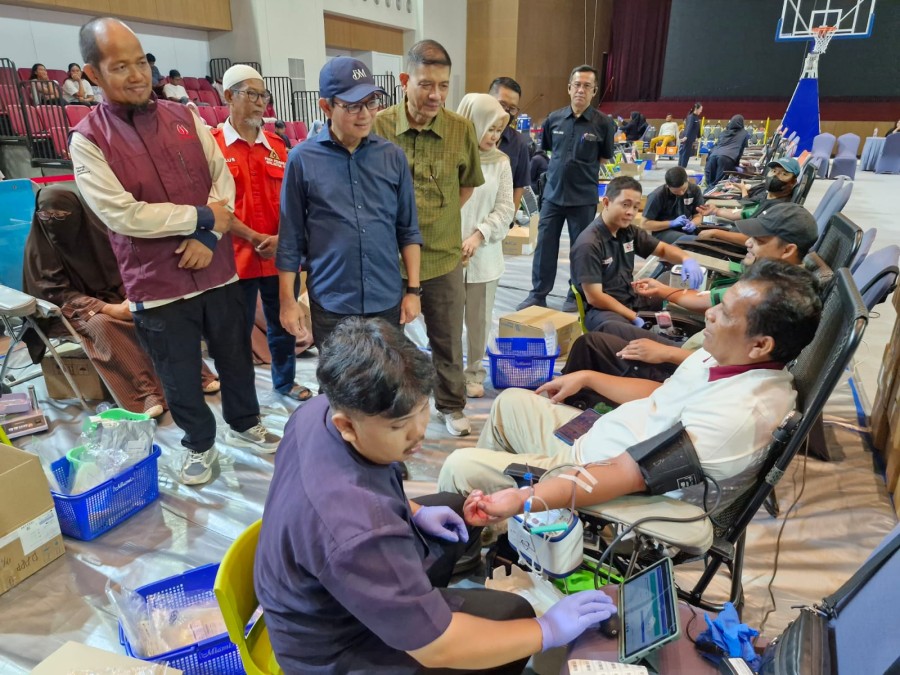 Donor Darah ke-75, KDD Riau Komplek Kumpulkan 1.257 Kantong