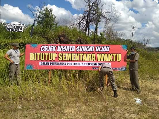 Seorang Pengunjung Positif Corona, Wisata Sungai Hijau Kampar Ditutup Sementara
