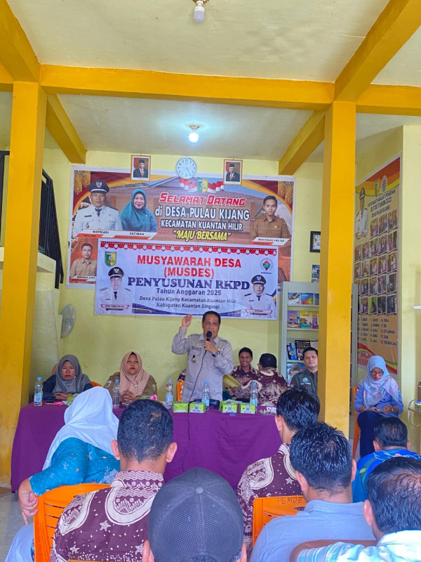 Musdes RKPDes 2025, Warga Pulau Kijang Usulkan 8 Pembangunan Prioritas