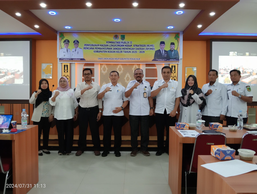 Bapenda Rohil Taja Konsultasi Publik Penyusunan KLHS dan RPJMD 2025-2029