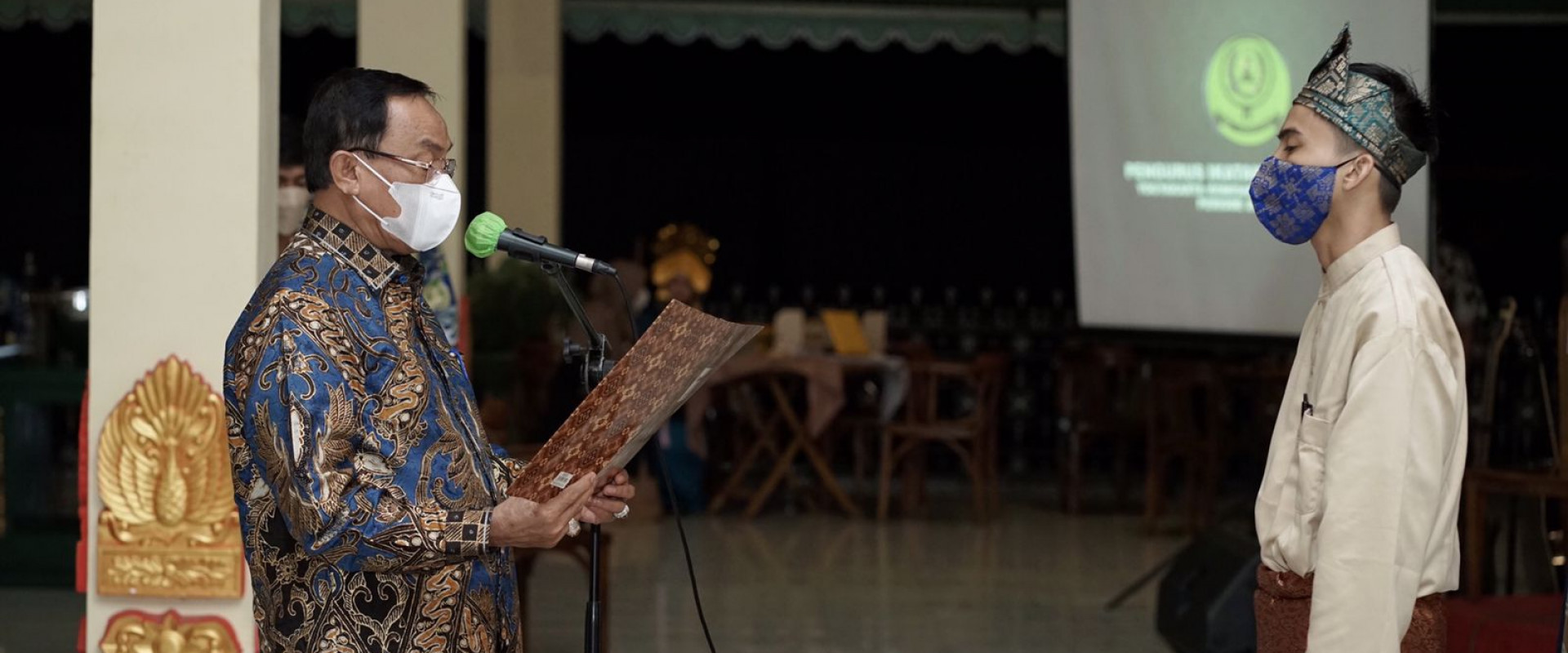 Bupati Inhil Lantik Ikatan Pelajar Riau Yogyakarta Komisariat Inhil Priode 2021-2022