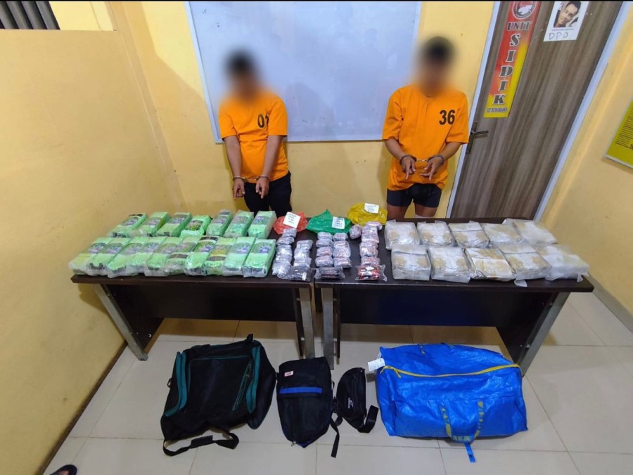 Dua Kurir Ditangkap Bawa 27 Kg Sabu Lewat Jalur Laut Selat Akar