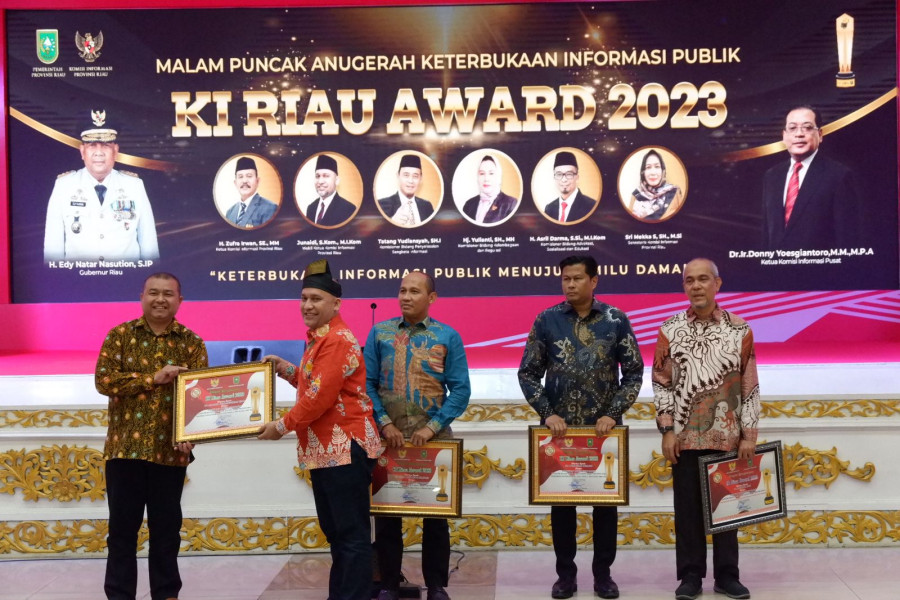 PT SPR Kembali Raih Penghargaan KI Riau Award 2023
