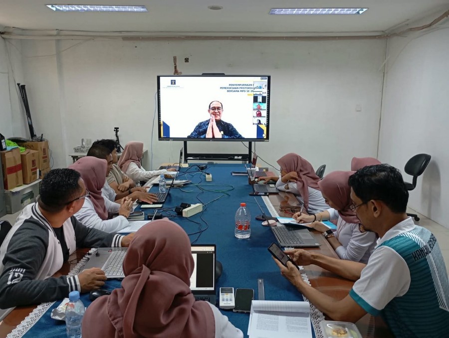 Kanwil Kemenkum Riau Ikuti Penyempurnaan Pedoman Pengawasan Notaris