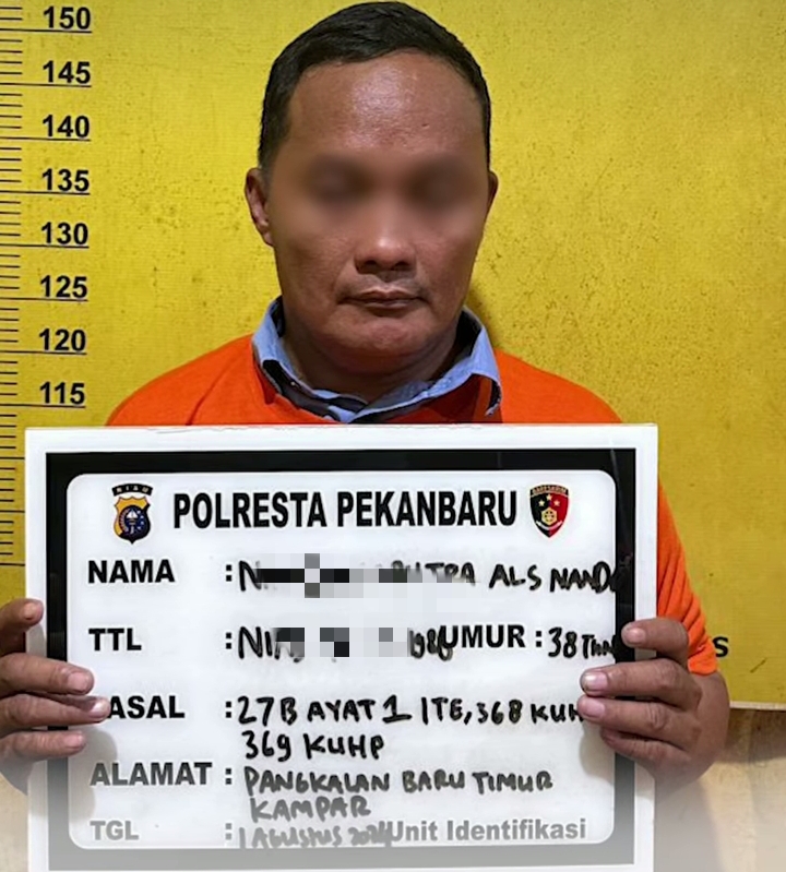 Peras Anggota TNI, Wartawan Gadungan di Pekanbaru Masuk Bui