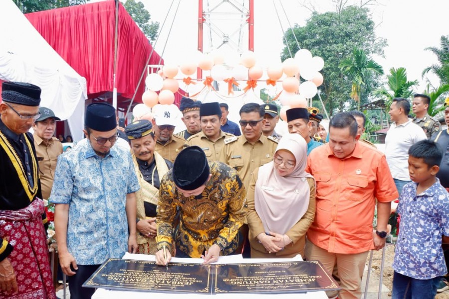Jembatan Tali Bapilin Tigo Diresmikan, Hadiah Istimewa untuk Pulau Jambu