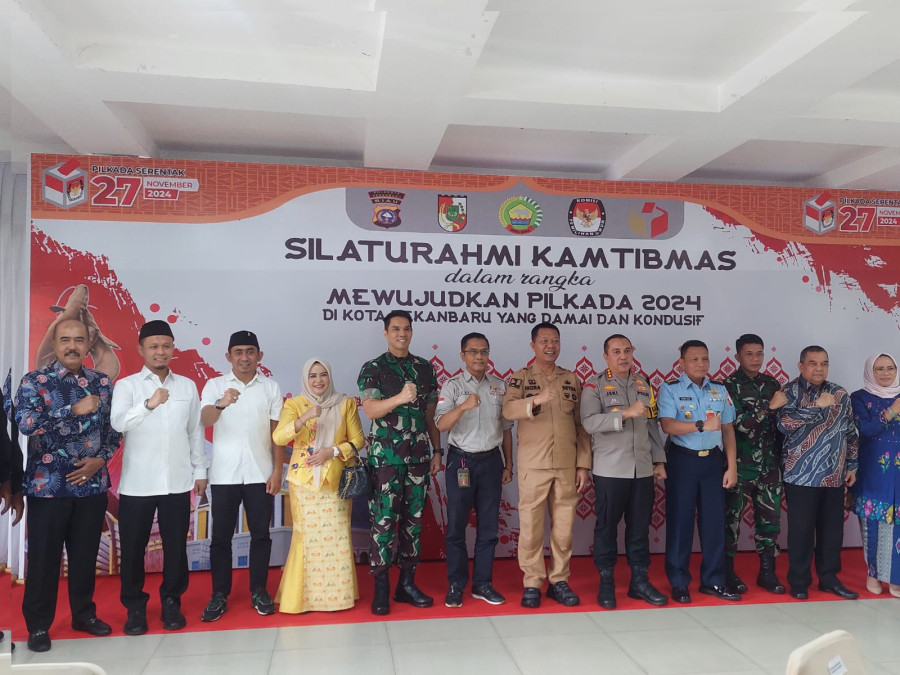 Wujudkan Pilkada Damai dan Kondusif, Bapaslon  AMAn Ikut Silaturahim Kamtibmas Polresta