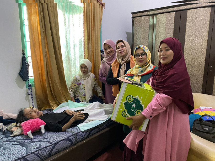 PWI Riau dan IKWI Anjangsana ke Keluarga Wartawan, Akhir Bulan Gelar Donor Darah