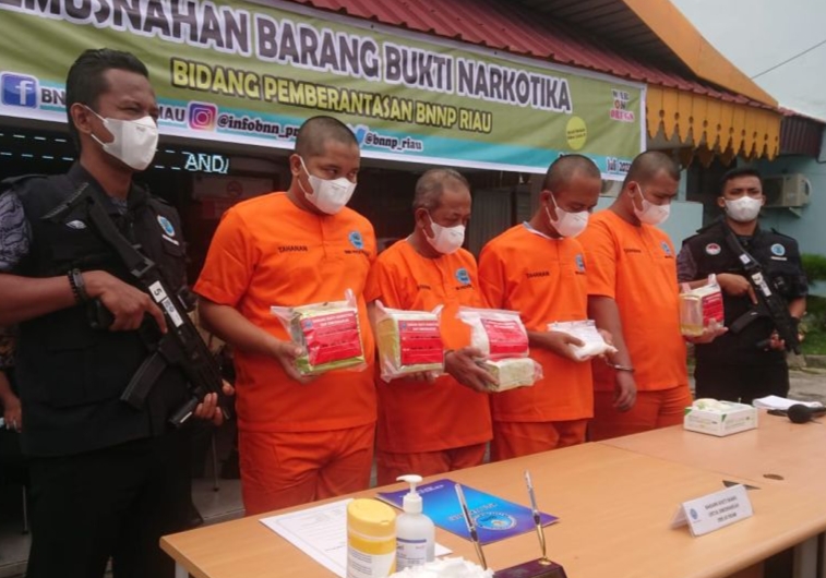 5,2 Kg Sabu Diamankan BNNP dari Jaringan Malaysia di Pintu Tol Permai
