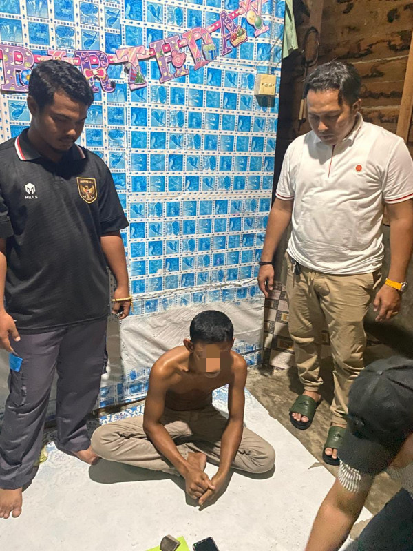 Simpan 7 Paket Narkoba, Bandar Sabu di Teratak Buluh Diringkus Polisi