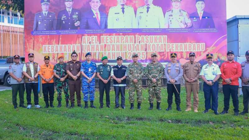Pimpin Apel Kesiapan Pencegahan Karhutla, Wako Minta Seluruh Pihak Tingkatkan Kewaspadaan