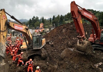Longsor di China Kubur 21 Rumah, 11 Orang Tewas dan Puluhan Lainnya Hilang