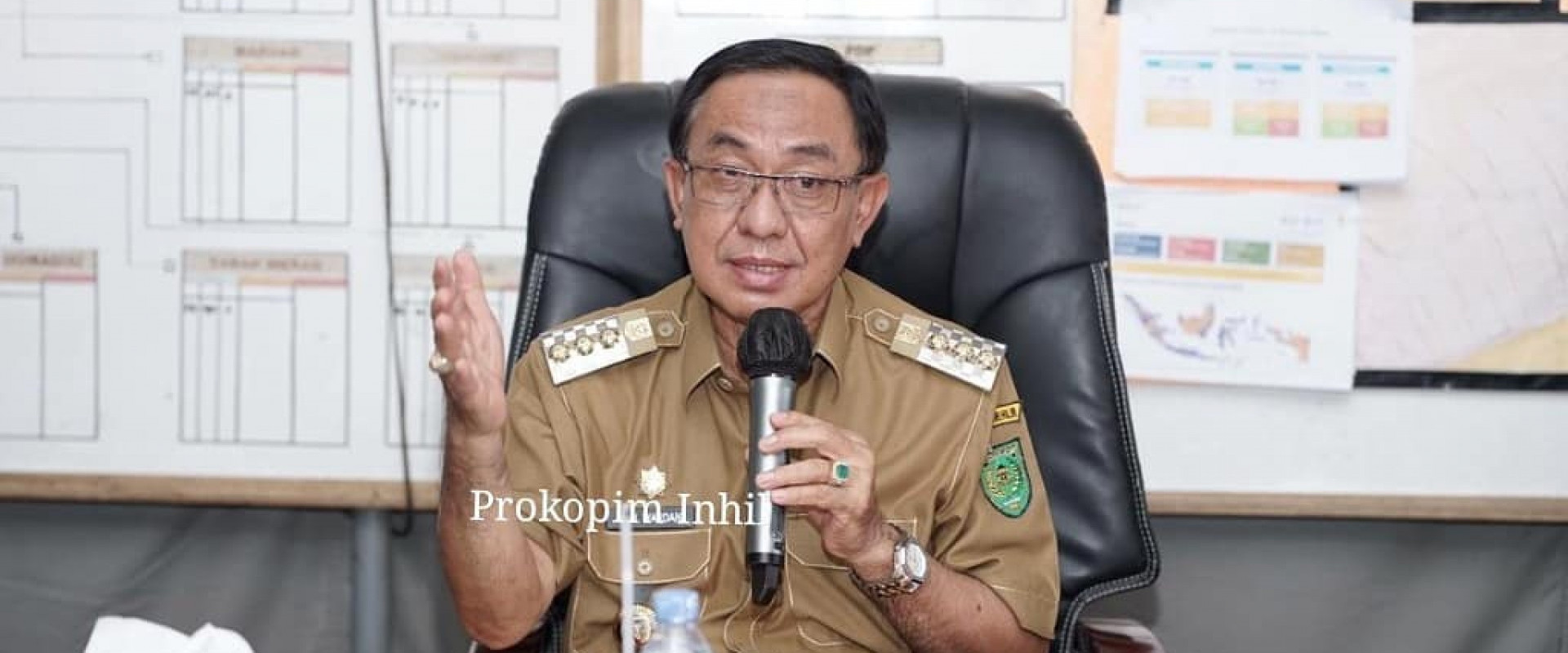 Presiden RI: Angka Kematian di Inhil Tertinggi, Bupati Evaluasi Penanganan Covid-19