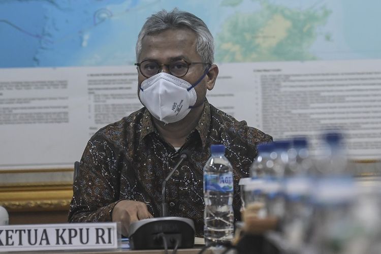 Positif Covid-19, Ketua KPU Tetap Laksanakan Tugas dari Rumah