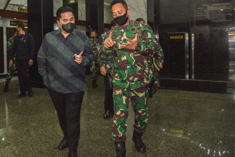 KSAD Jenderal Andika Perkasa Jadi Wakil Erick Thohir di Komite Penanganan Covid-19