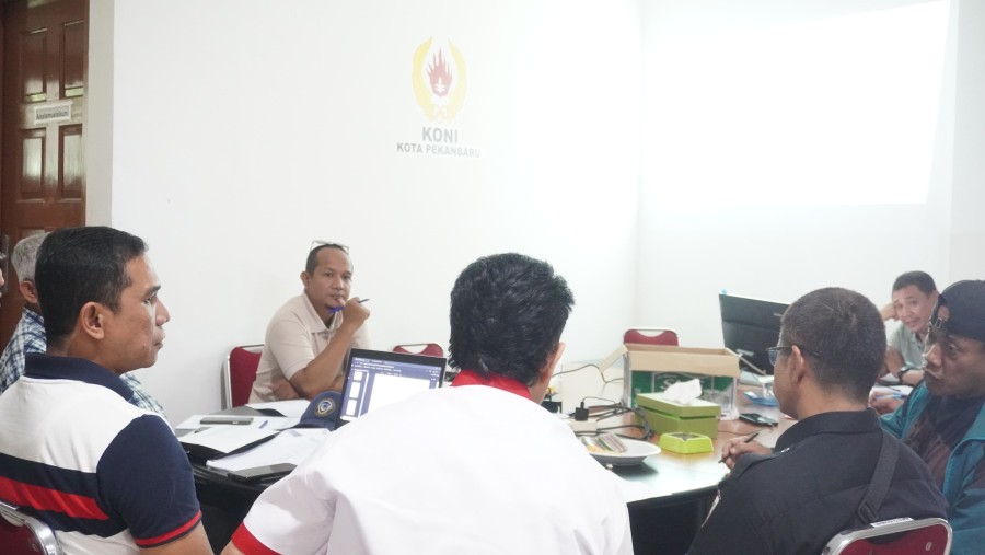 KONI Pekanbaru Audiensi Bersama Cabor Peserta Porprov XI Riau 2026