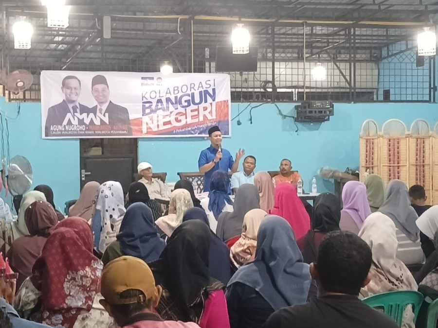 Dikomandoi Aidil Amri, Warga Rumbai Timur Siap Menangkan Bapaslon AMAn