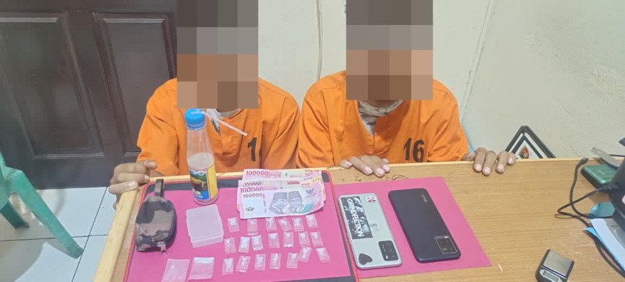 Dua Pengedar Sabu di Segati Diringkus Satres Narkoba Polres Pelalawan