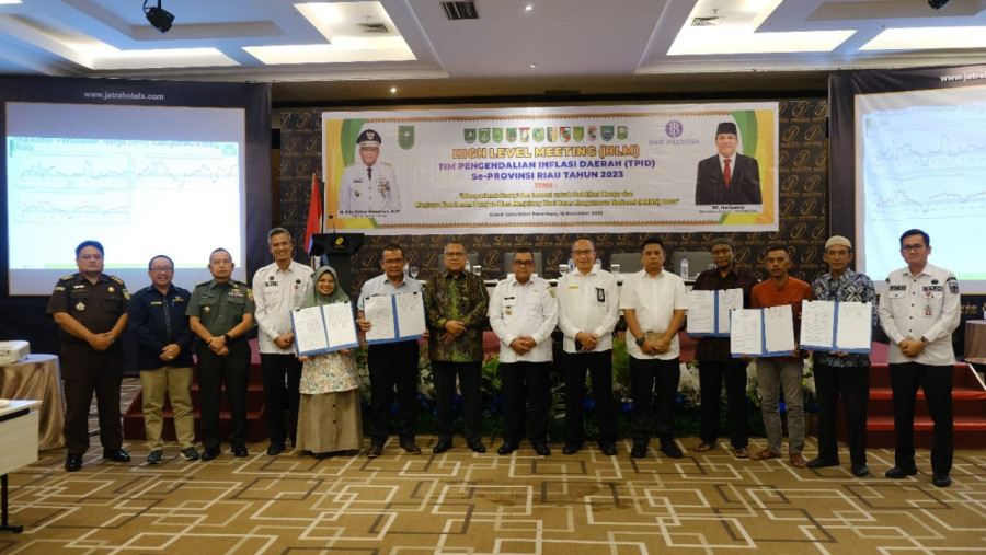 Antisipasi Lonjakan Harga Akhir Tahun, TPID se Provinsi Riau Gelar HLM