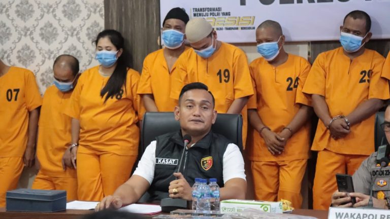 Polres Meranti Gelar Ekspose Kasus Narkoba, Pencabulan dan Rokok Ilegal