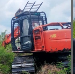 2 Alat Berat dan Operator Diamankan Polres Rohil di Kawasan HPK