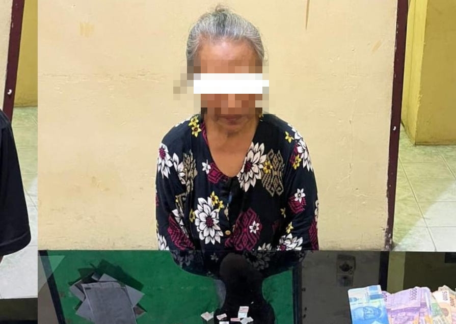 Nenek di Siak Ditangkap Polisi Gegara Nekat Jadi Kurir Sabu