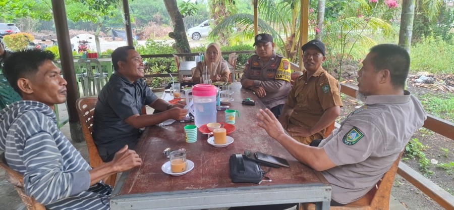 Polsek Rupat Sosialisasi Program Ketahanan Pangan Jagung Pipil di Pangkalan Nyirih