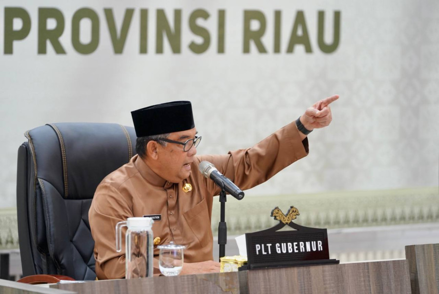Bahas Penggunaan APBD 2024, Plt Gubri Sampaikan 7 Konsep Pembangunan Riau
