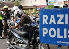 Satlantas Pekanbaru Tahan Motor Pelaku Balap Liar Sampai Lebaran