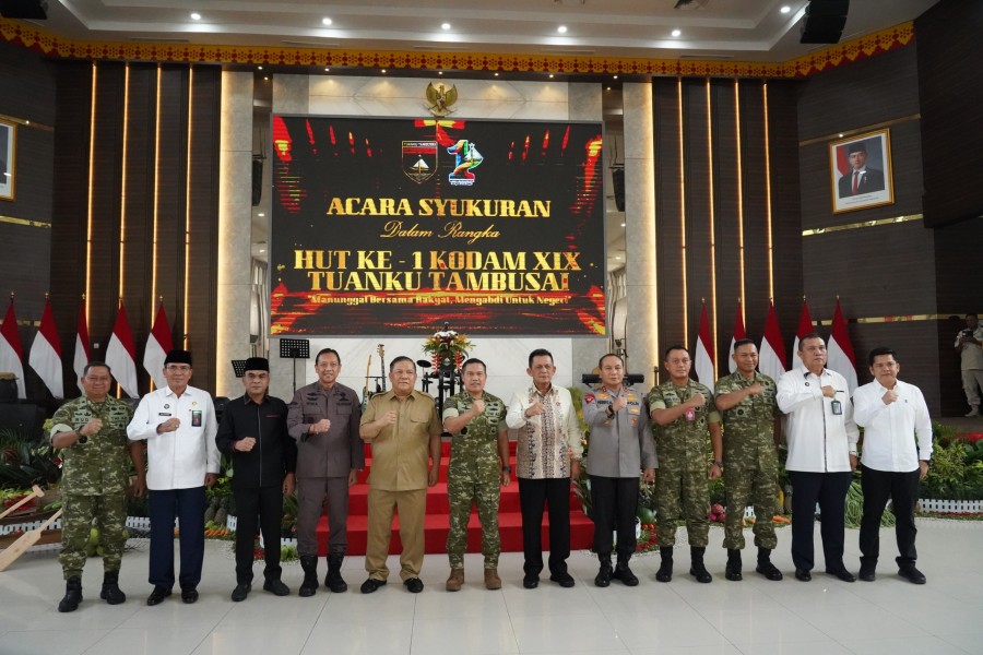Setahun Kodam Tuanku Tambusai Mengabdi Bersama Masyarakat