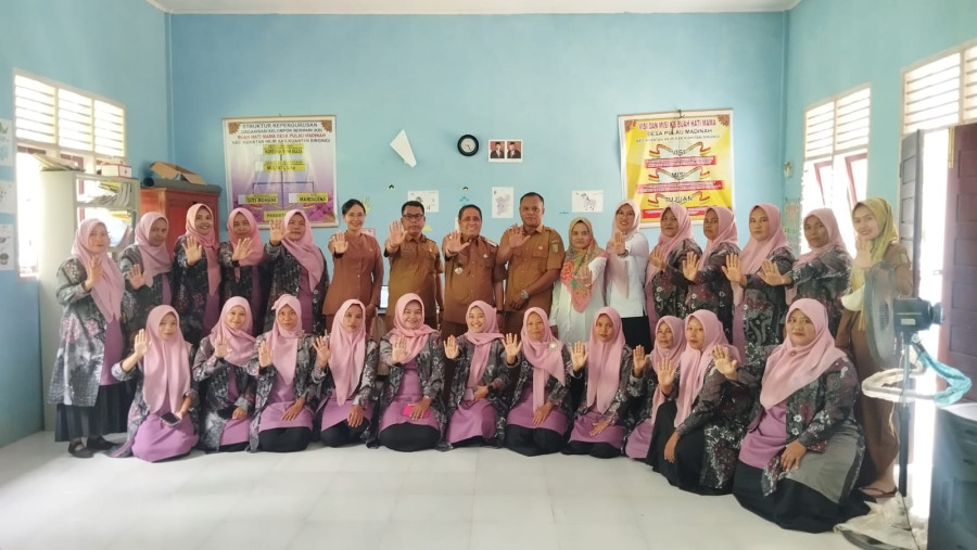 Tekan Stunting, Pemkab Kuansing Gelar Sosialisasi di Desa Pulau Madina