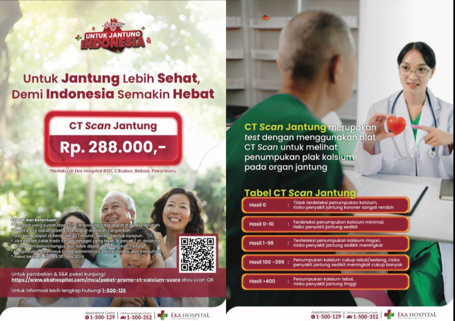 RS Eka Hospital Edukasi Penyebab Serangan Jantung di Usia Muda