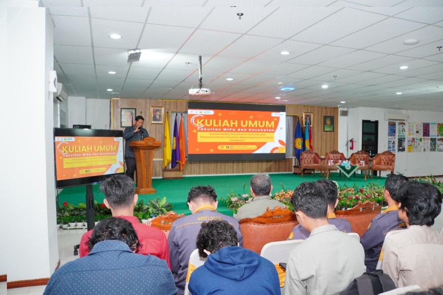Fakultas MIPAKes UMRI Gadeng PHR Taja Kuliah Umum