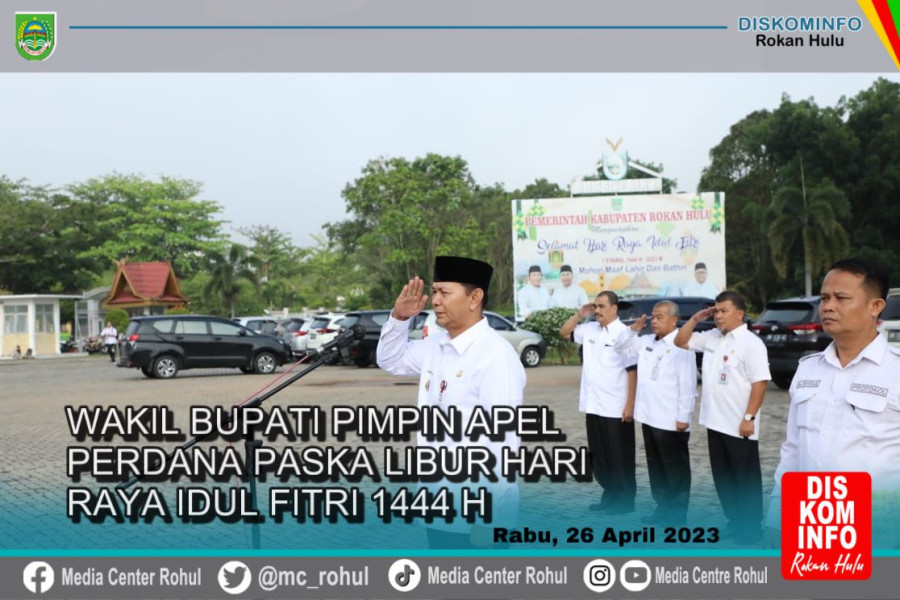 Pimpin Apel Perdana Pasca Lebaran, Wabup: Usai Cuti ASN Harus Lebih Mantapkan Kinerja