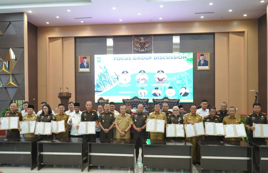 Kepala Daerah dan Kejari se-Riau Teken MoU Program Jaga Zapin