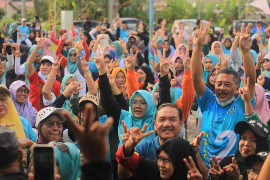 Kampanye Terakhir di Tualang, Massa Tumpah Ruah Dukung Dr Afni