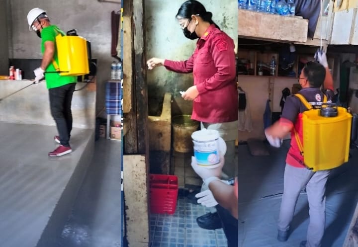 Lapas Bengkalis Gelar Penyemprotan Massal, Cegah Wabah Penyakit Menular