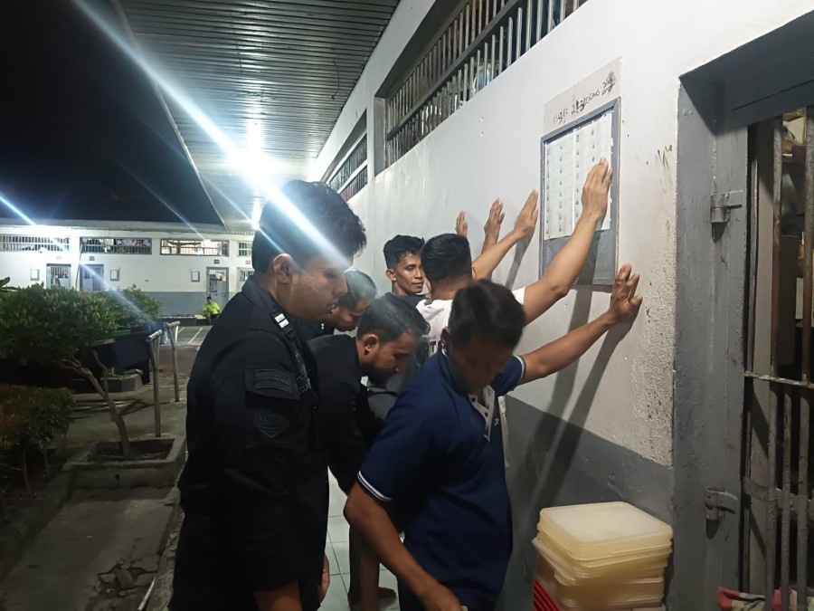 Lapas Bengkalis Intensifkan Razia, Sita Sejumlah Barang Terlarang