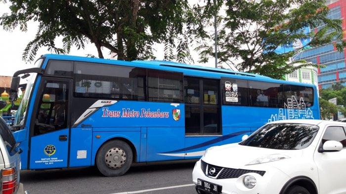 Tidak Diizinkan Melewati Pos Penyekatan, Bus TMP Berhenti Beroperasi