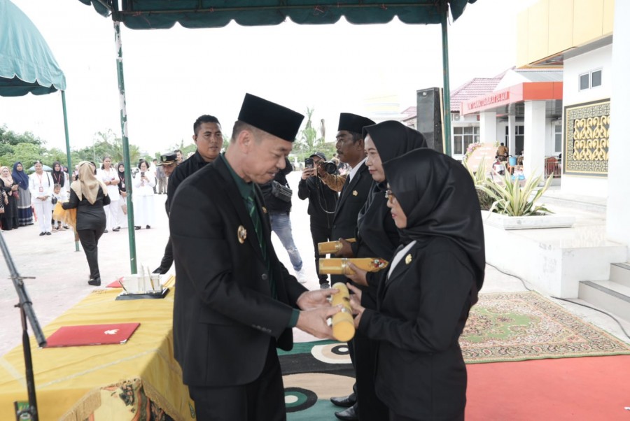 Bupati Rohil Resmikan Gedung dan Lantik Kepala Puskesmas Panipahan