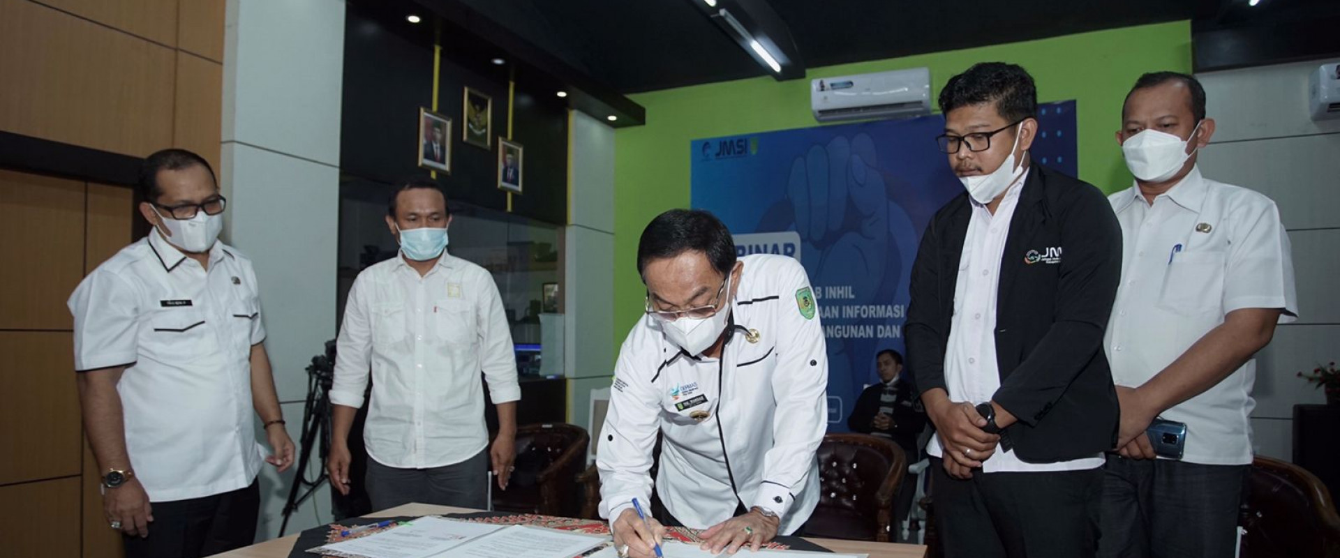 Bupati Inhil Buka Pelatihan Ekspose Pembangunan dan Potensi Desa kab. Inhil