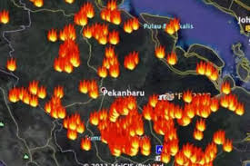 Rohil dan Meranti Paling Rawan, Riau Catat 68 Titik Panas