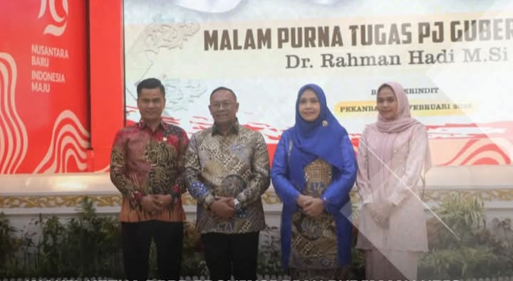 DPRD Riau Apresiasi Kepemimpinan Rahman Hadi di Malam Purna Tugas