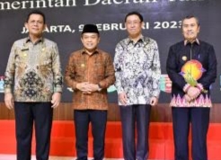 Gubri Hadiri Entry Meeting Pemeriksaan Laporan Keuangan BPK RI