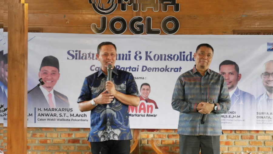Gandeng Para Caleg, Partai Demokrat Pekanbaru Siap AMAN-kan Pekanbaru
