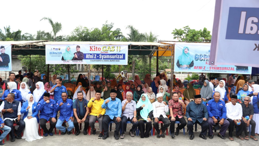Bersama GAS, Arwin AS Turun Gunung ke Sungai Apit, Ingatkan Warga Peduli Pilkada