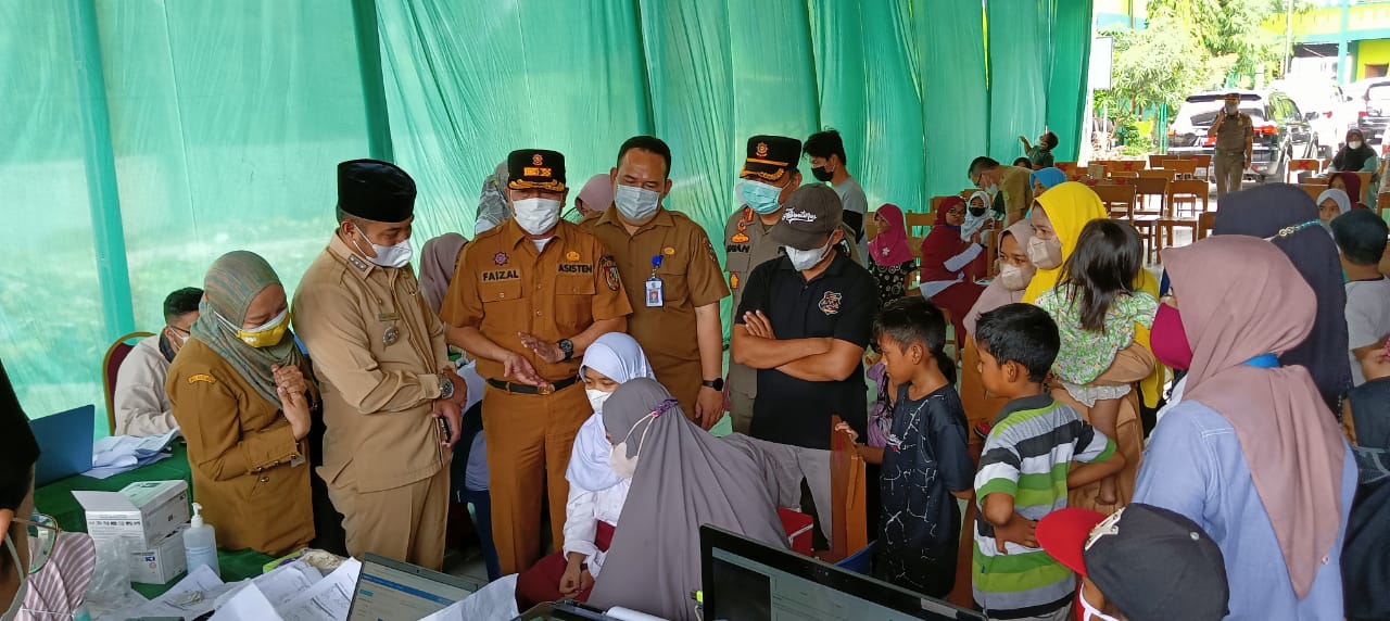 Kejar Target 70 Persen, Pemko Pekanbaru Gelar Vaksinasi Massal